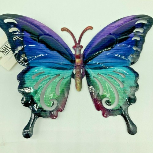 Butterfly wall art blue - wall,
