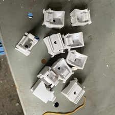 10 x Silent Gliss Type Top/face Fix CURTAIN RAIL/TRACK  FIXING Brackets/fittings