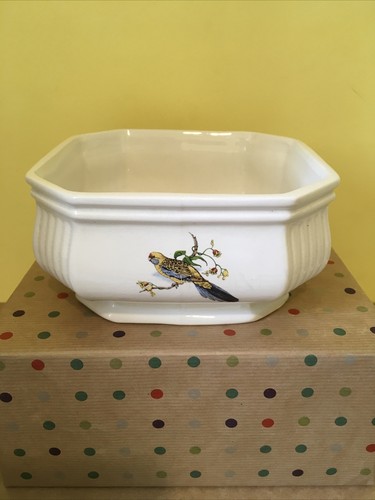 Vintage octagonal bowl serving - octagonal,