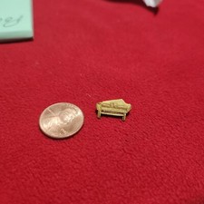 Piano Pin Lapel Tiny Gold