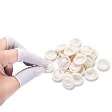 Finger Cots Latex Rubber Protection Cover Waterproof Gloves Disposable Dressing