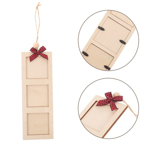 Christmas wooden photo frame - photo,
