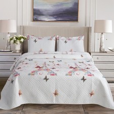 3 Pcs Patchwork Bedspread