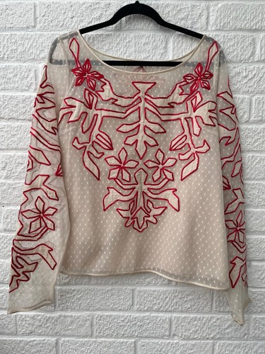 Alice temperley cream red - temperley,