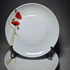 4x  Dunelm Poppy Side Plates