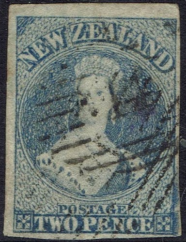 New zealand 1862 chalon - 1862, qv