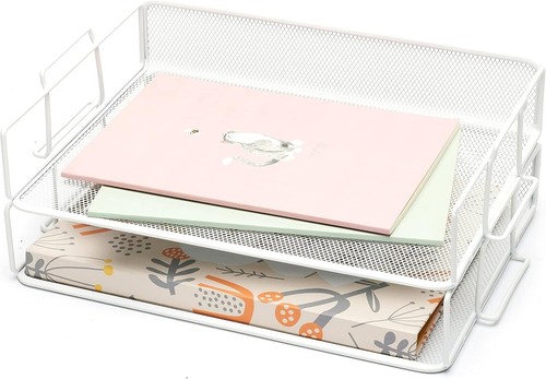 Letter trays 2pcs stackable - trays,