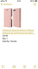 New Tohulle iPhone SE 2020/2022 7/8 Wallet case. Bought Then Upgraded Mobile £10
