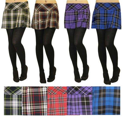 New ladies short tartan - new, 14”
