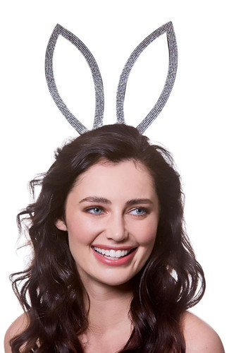 Diamante bunny ears - diamante,
