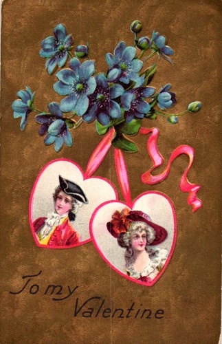 Valentine heart blue - my,
