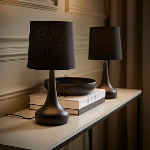 Pair teardrop touch table - teardrop,