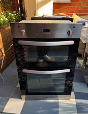 Whirlpool AKP161-02-IX Electric Built-in Fan Double Oven - Stainless Steel