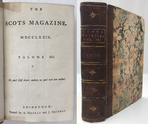 1779 scots magazine vol - 1779,
