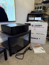 Rotel RB 1582 mkII Power Amplifier Class A/B  2x200 watts/channel boxed black