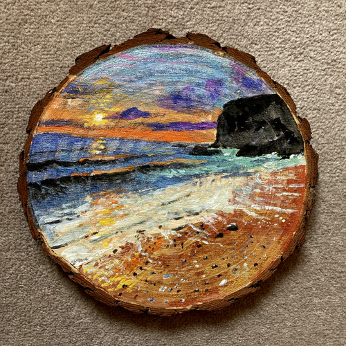 Porthtowan cornish seascape - porthtowan,