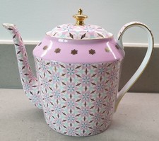 T2 Pink Fine Bone China Teapot with Infuser Size Large