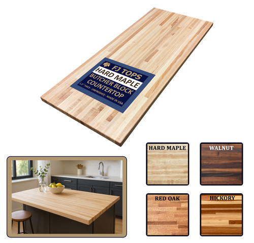 Butcher block countertop - block,