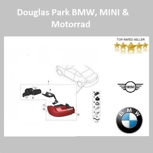 Bmw genuine tail light left - genuine,