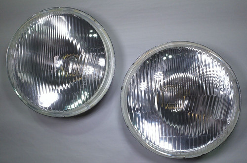 12v halogen flat lens - h4,