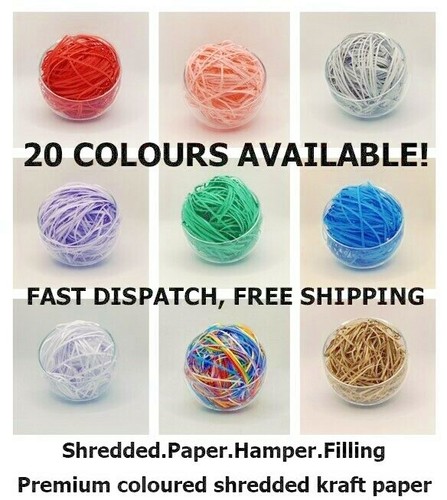 Coloured shredded kraft paper - coloured,