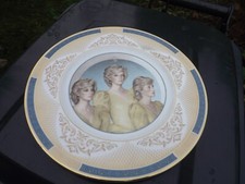 Royal Doulton large Plate Diana Princess of Wales Painting  by John Merton Ltd E