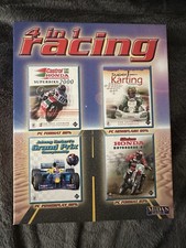 4 In 1 Racing games PC CD Rom Big Box Computer Video Game