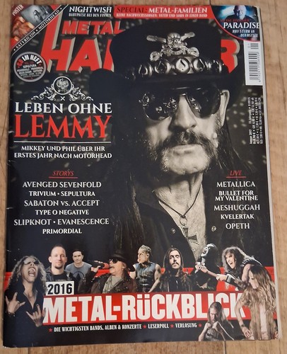 German metal hammer magazine - german,