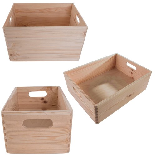 Wooden crates plain - crates,