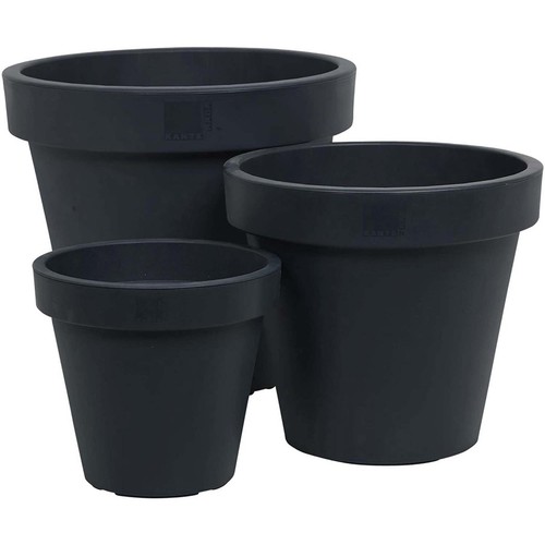 Anthracite round flower - anthracite,