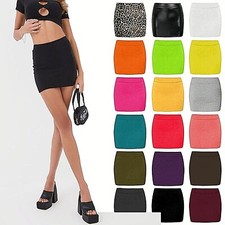 Womens Plain Stretch Bodycon