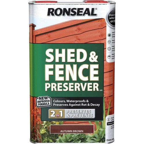 Ronseal shed and fence - shed,