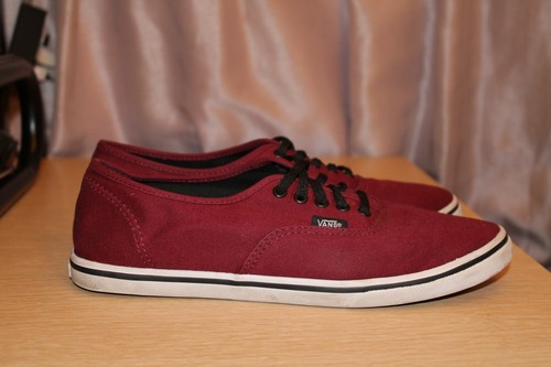 Vans burgundy canvas skate - burgundy,
