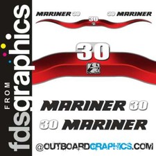 Mariner 30hp 2 stroke outboard sticker/decal kit