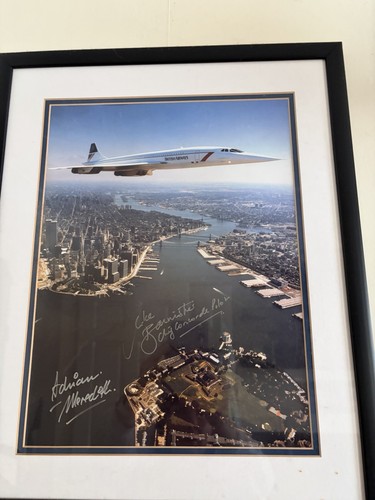 Authentic signed concorde - signed,