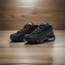 Nike AirMax 95 Black Laser Blue Mens Trainers Sneakers Shoes UK SIZES NEW..