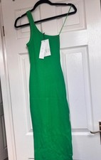 Zara Green Midi Dress Size