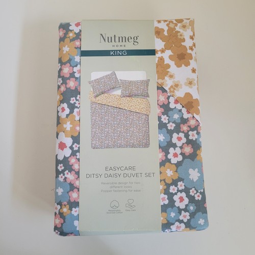 Nutmeg easycare ditsy daisy - easycare,