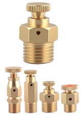 1/8"-1/2" BSP M8 M10 M12 Male Brass Manul Air Release Valve Vent Valve 1.6 Mpa
