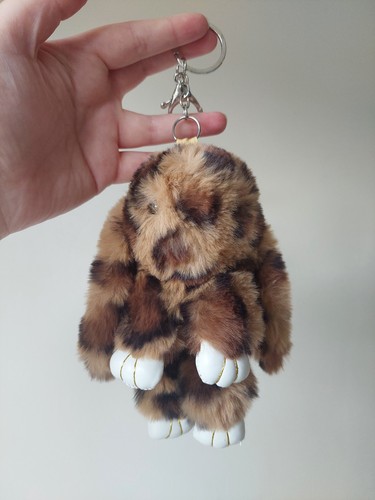 New leopard print bunny rabbit - print,