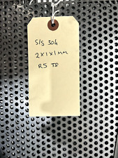 *DAMAGED* Stainless steel Perforated Sheet 2m x 1m 1mm thick R5 T8