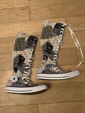 Converse All Star Patchwork Knee High Size UK 4 EU 36.5  Trainers