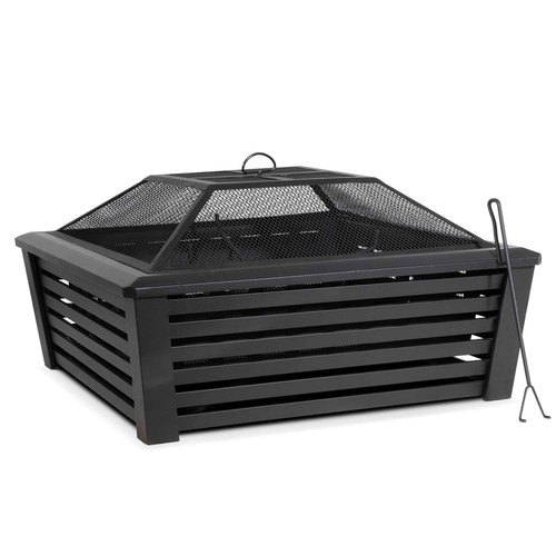 Square fire pit outdoor - square, use