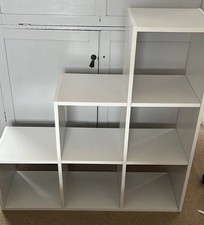 Kallax white shelving unit - kallax,