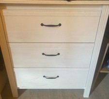 Two Matching White Ikea Chest of Drawers