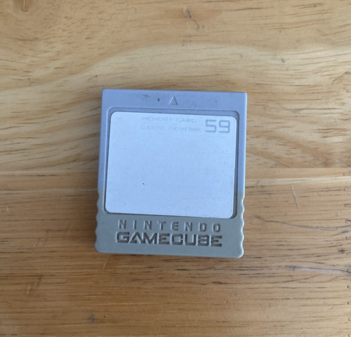 Gamecube slot memory - 59, card