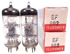 2x EF802 Telefunken pair