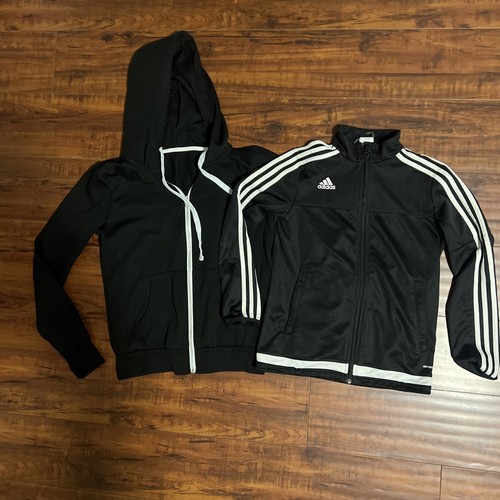 Adidas jacket black hoodie - adidas, &