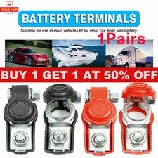 1Pair Battery Terminals Car Quick Release Battery Connector Clamps for Truck Car