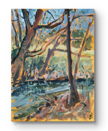 Original acrylic painting - , 30